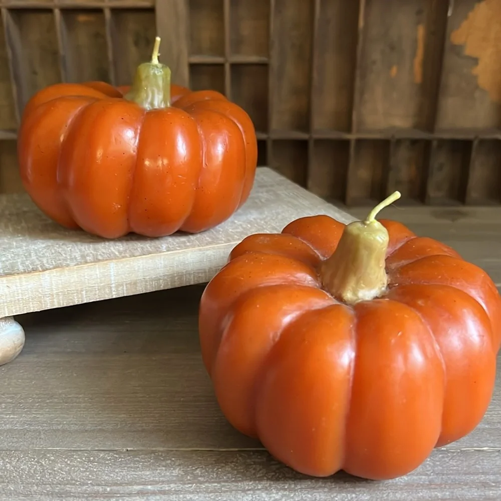 2 | POTTERY BARN Pumpkin Candles